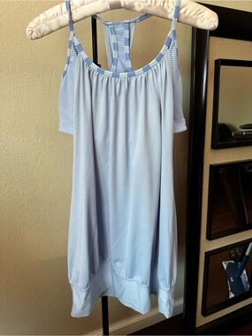 lululemon athletica Light Blue Strappy Bodysuit size 4
